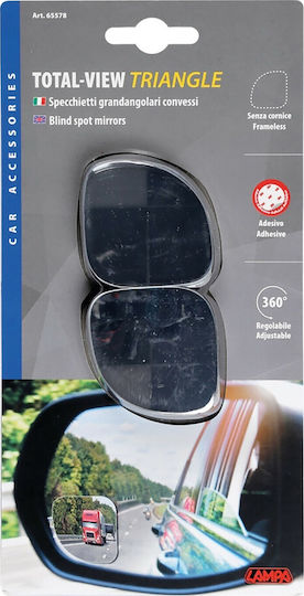 Lampa Car Multiple Placement Side Mirror Totalview Additional Self-Adhesive Mirror 5x5cm
