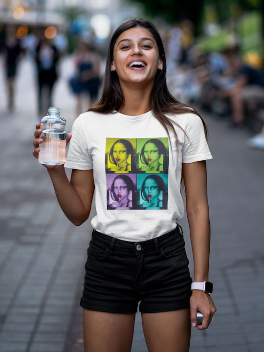 Mona Lisa w t-shirt - SCHWARZ