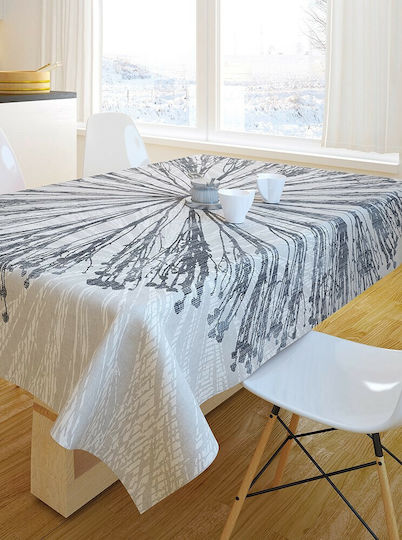 Saint Clair Kariert 1019 Rauch Fleckabweisend Grau 145x145cm