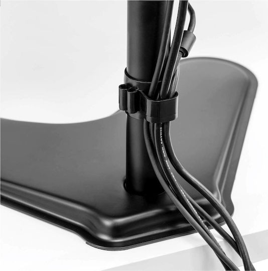 Fellowes Professional Βάση Γραφείου για 2 Οθόνες έως 32" με Βραχίονα Ασημί