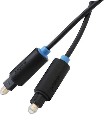 Prolink Optical Audio Cable TOS male - TOS male Μαύρο 1.5m (PB111-0150)