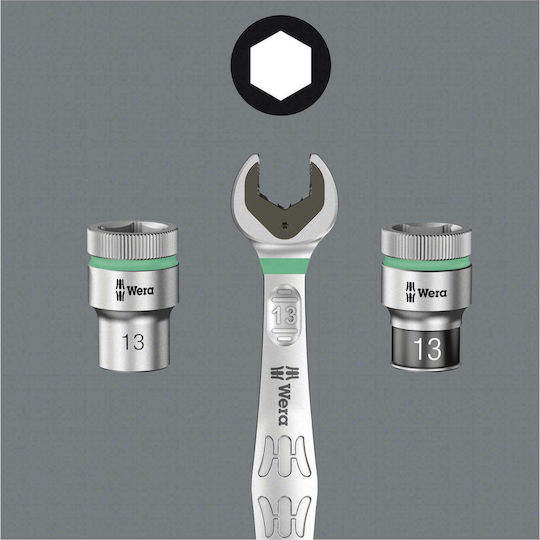 Wera 8100 SA 11 Zyklop Set Ratchet 1\4" 28pcs 05004021001