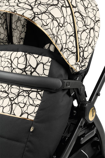 Peg Perego New Book Modular SL Ρυθμιζόμενο Καρότσι 3 σε 1 Kατάλληλο για Nεογέννητο Graphic Gold 12.3kg
