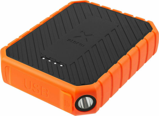 Xtorm Rugged Power Bank 10000mAh 18W με 2 Θύρες USB-A και Θύρα USB-C Power Delivery / Quick Charge 3.0 Πορτοκαλί