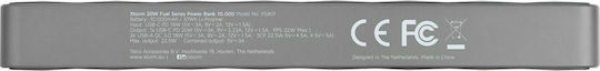 Xtorm Fuel Series Power Bank 10000mAh 20W με 2 Θύρες USB-A και Θύρα USB-C Power Delivery / Quick Charge 3.0 Γκρι