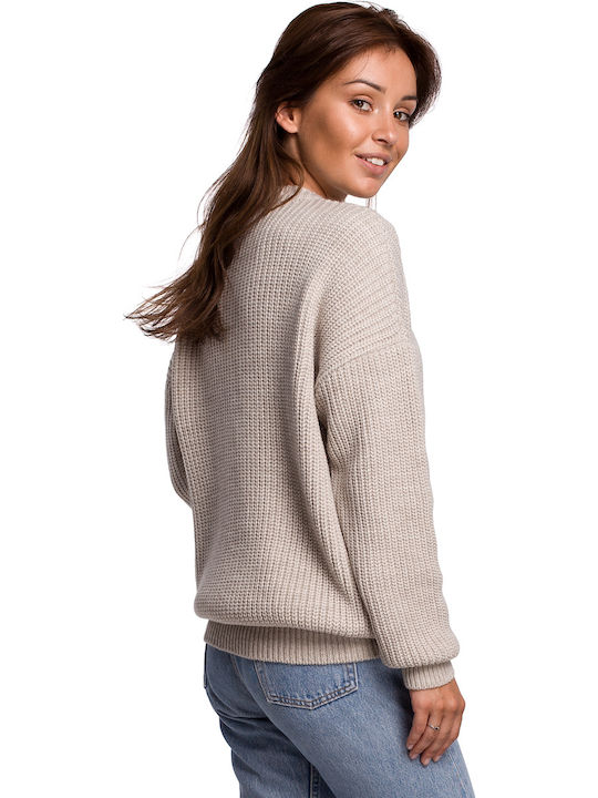 BeWear BK052 Damen Langarm Pullover Beige