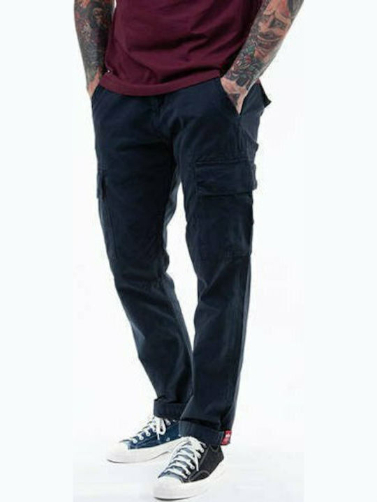 Agent Trousers Cargo in Slim Fit Blue