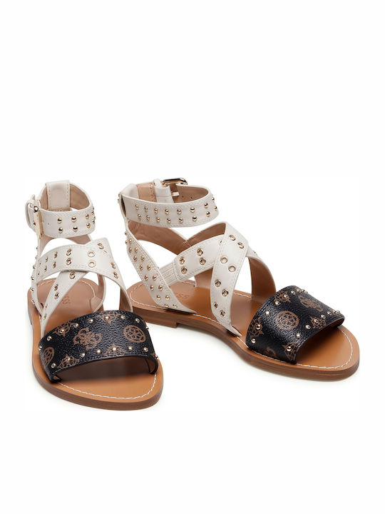 Cevie Leather Women's Flat Sandals