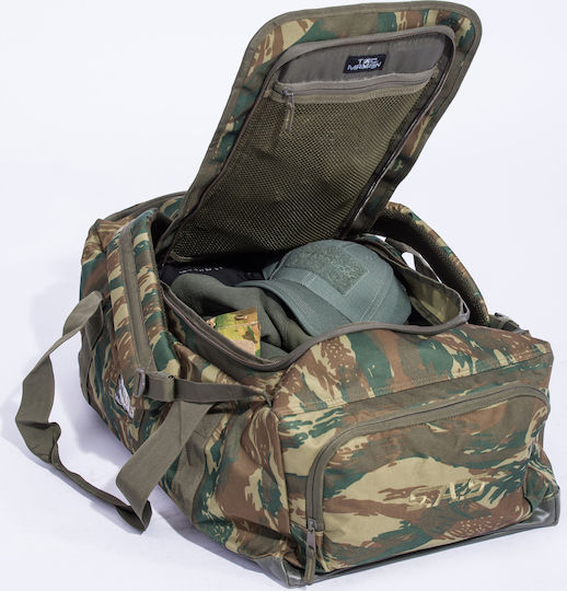 Pentagon Sas Military Travel Backpack Made of Polyester Greek Variation Camo 70lt
