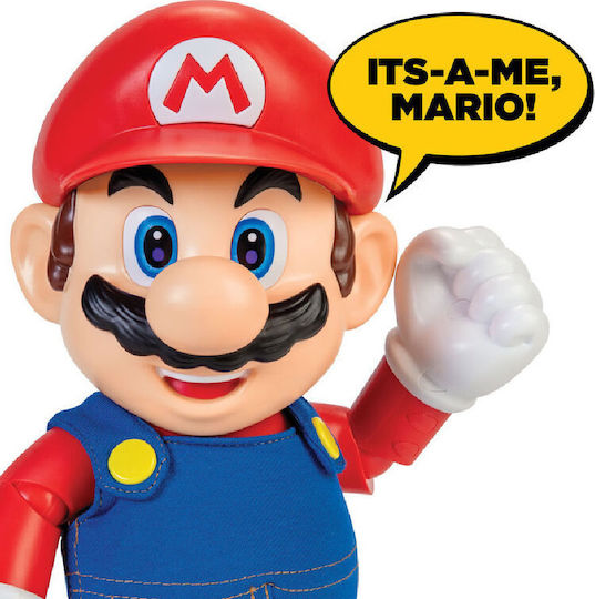 Jakks Pacific Super Mario: Mario It's-A Me! Talking Φιγούρα Δράσης 30εκ.