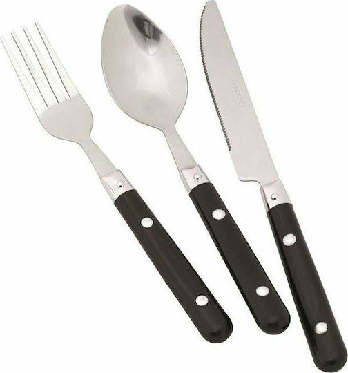 Easy Camp Family Cutlery for Camping Set of Spoons, Knives, and Forks 12pcs
