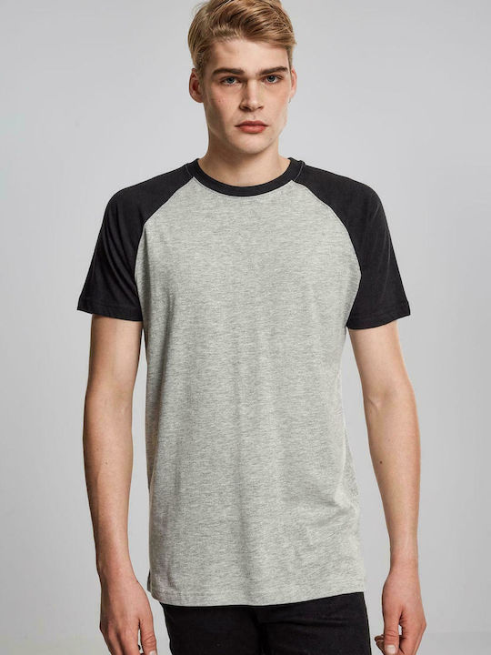 Urban Classics Men's Short Sleeve T-shirt Gray