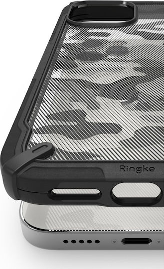 Ringke Fusion X Back Cover Πλαστικό / Σιλικόνης Μαύρο (iPhone 12 Pro Max)