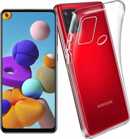 Umschlag Rückseite Silikon 0.5mm Transparent (Galaxy A21s)