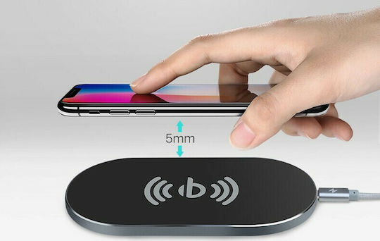 Awei Kabelloses Ladegerät (Qi Pad) 5W Schwarzs (W2)