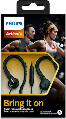 Philips ActionFit SHQ1255TBK/00 Earbuds Handsfree with 3.5mm Connector Black