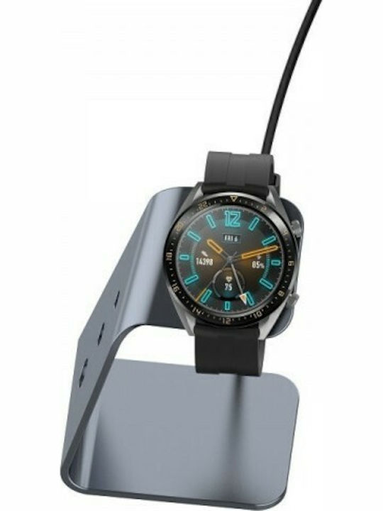 Aluminum Magnetic Charger Holder Gray (Huawei Watch GT / GT2)