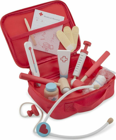 New Classic Toys Kinder Medizinisches Set aus Holz für 2+ Jahre