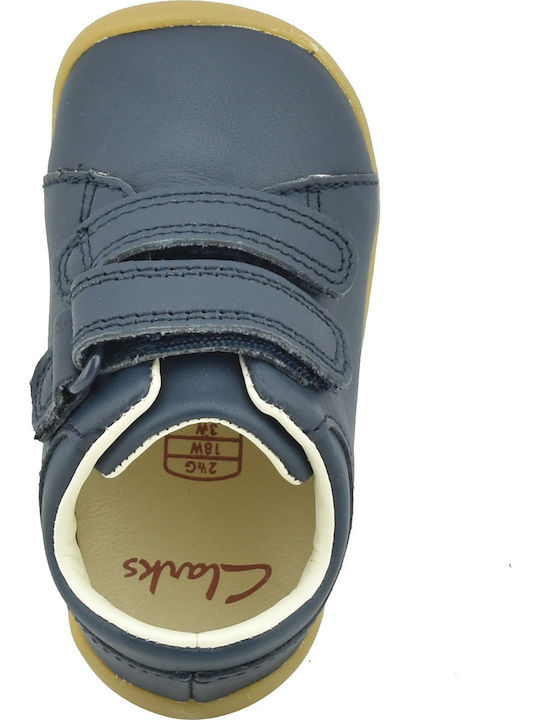 Roamer Craft Kids Sneakers Anatomic with Scratch Navy Blue