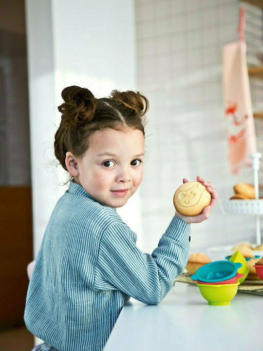 Lilliputiens Φόρμα Ζαχαροπλαστικής για Cupcakes/Muffins από Σιλικόνη 10.5x5.5εκ. 6τμχ