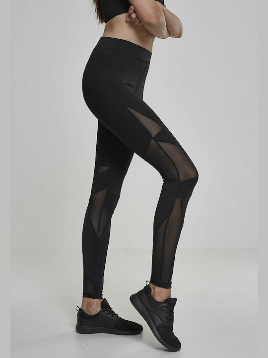 Urban Classics TB1938 Frauen Lang Leggings Schwarz