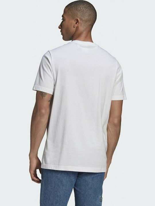 Adidas Originals Essential Ανδρικό T-shirt Λευκό με Λογότυπο