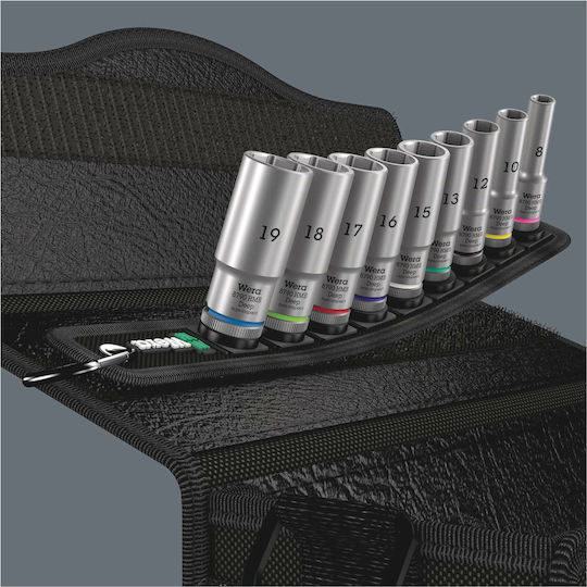 Wera Set 3/8" Belt B Deep