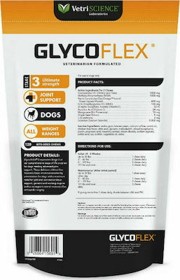 Vetriscience GlycoFlex S3 Joint Support Nahrungsergänzungsmittel für Hunde 900gr für Gelenke