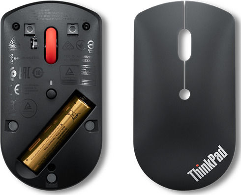 Lenovo ThinkPad Bluetooth Silent Mouse Ασύρματο Ποντίκι Μαύρο