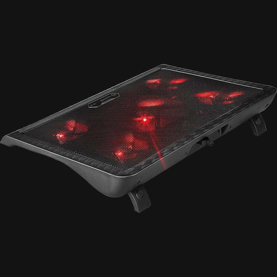 Marvo FN-33 Cooling Pad for Laptop up to 17" with 5 Fans and Lighting Red Led