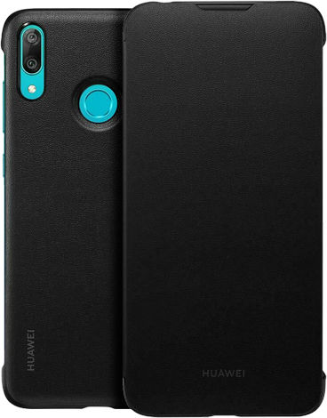Huawei Book Δερματίνης Μαύρο (Huawei Y7 2019 / Y7 Prime 2019)