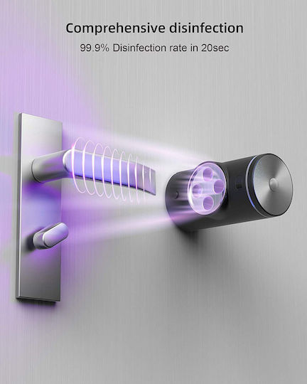 59s UVC Auto Door Handle Sterilizer Μαύρο
