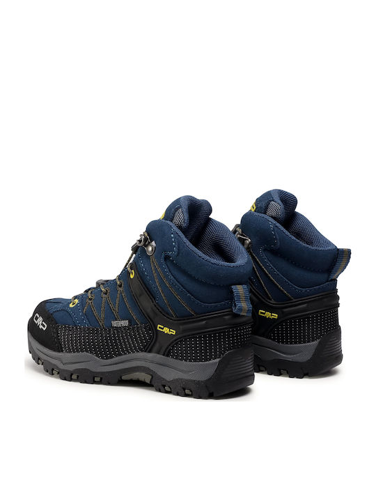 Kids Waterproof Hiking Boots Rigel Mid Navy Blue