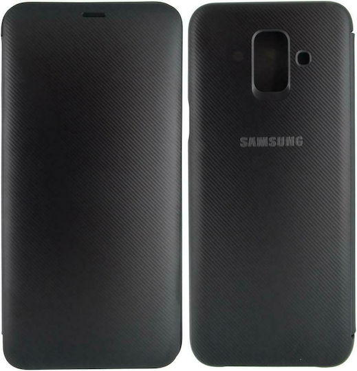 Samsung Book Δερματίνης Μαύρο (Galaxy A6 2018) GWW