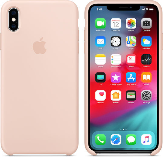 Apple Задна корица Силикон Розов (iPhone XS Max)