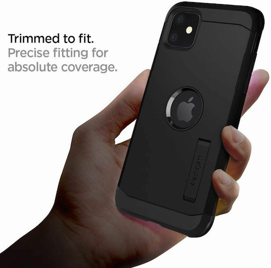 Spigen Tough Armor Back Cover Πλαστικό 2mm Μαύρο (iPhone 11)