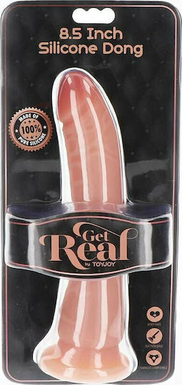 ToyJoy Get Real Dong Silicone Ρεαλιστικό Dildo με Βεντούζα Natural 22cm