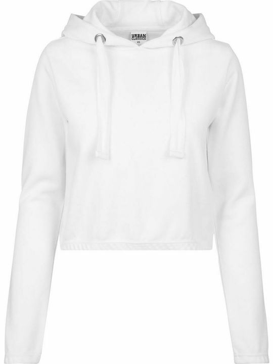 TB1717 Gekürzt Damen Sweatshirt Kapuzen Weiß