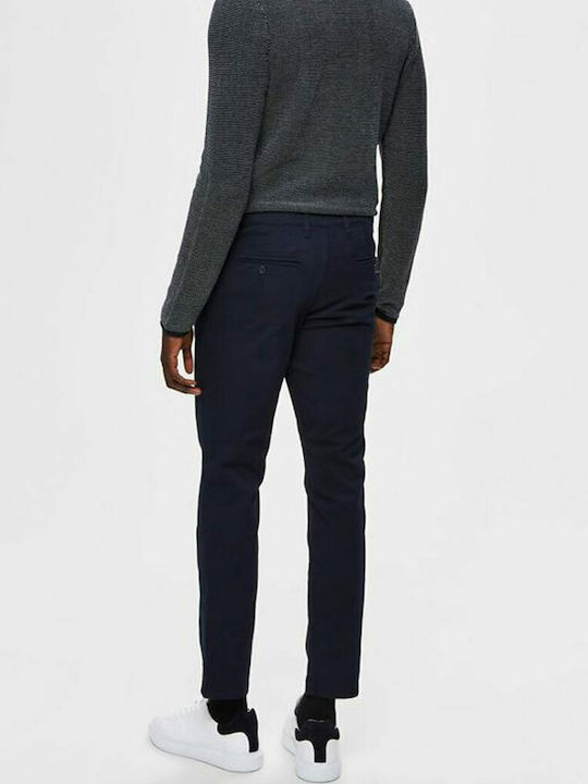 Παντελόνι Chino Ελαστικό σε Slim Εφαρμογή Navy Μπλε