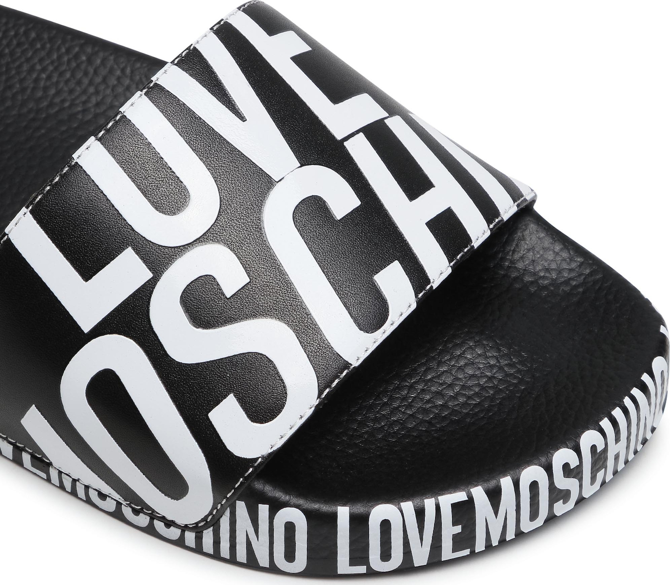 moschino slides on sale