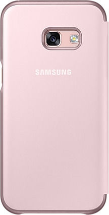 Samsung Buchen Sie Synthetisches Leder Rosa (Galaxy A3 2017)
