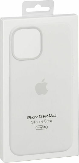 Apple Silicone Case with MagSafe Back Cover Silicone White (iPhone 12 Pro Max)