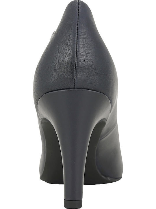 Anatomic Pointed Toe Navy Blue Heels