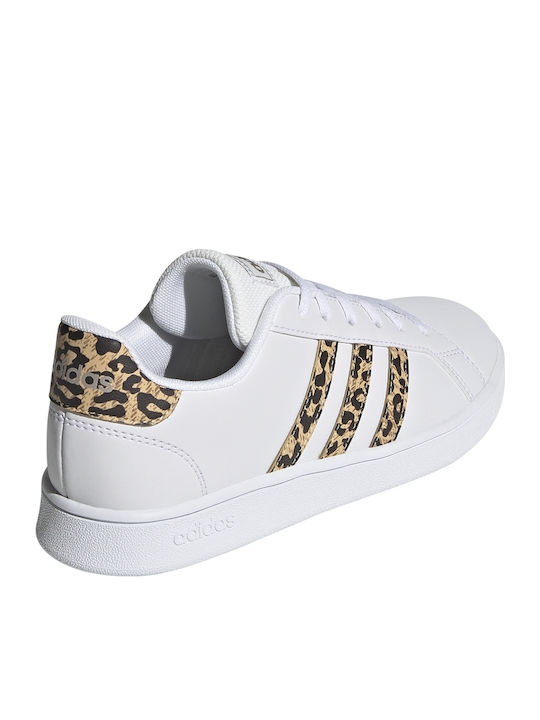Grand Court Παιδικά Sneakers Cloud White / Champagne Met.