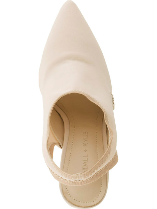 Pointed Toe Stiletto Beige High Heels Olly