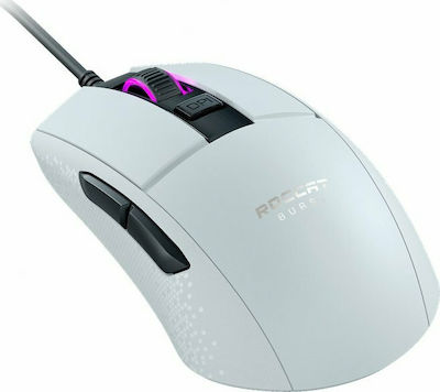 Roccat Burst Core Wireless RGB Gaming Mouse 8500 DPI Alb