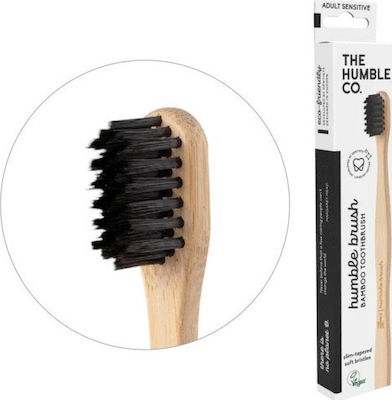 The Humble Co. Humble Brush Adult Sensitive Periuță de dinți Negru 1buc