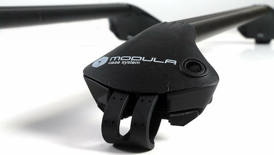 Modula Modula Aluminum Car Roof Bars 119cm for Seat Ateca for Cars with Factory Roof Bars Set with Roof Rack Legs Black