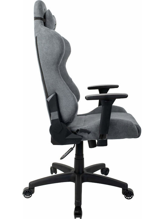 Arozzi Torretta Soft Fabric Gaming Stuhl mit verstellbaren Armlehnen Ash
