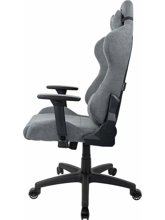 Arozzi Torretta Soft Fabric Gaming Stuhl mit verstellbaren Armlehnen Ash
